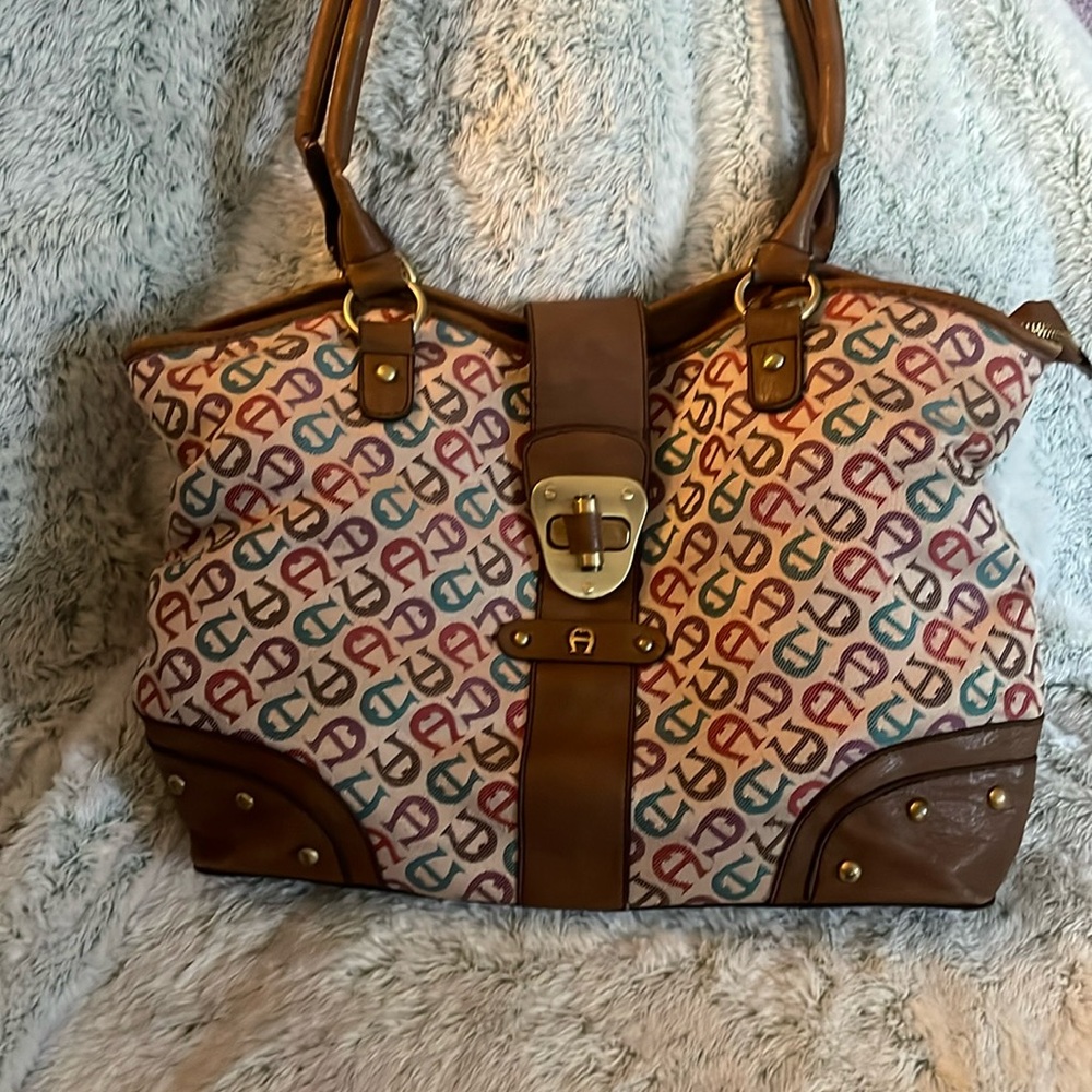 Etienne Aigner large shoulder bag